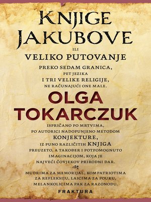 cover image of Knjige Jakubove